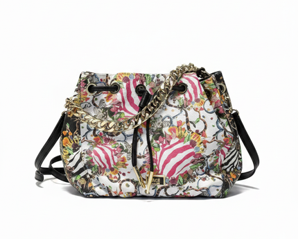 Cavalli Class Multi-color PrintMe Small Satchel Bag