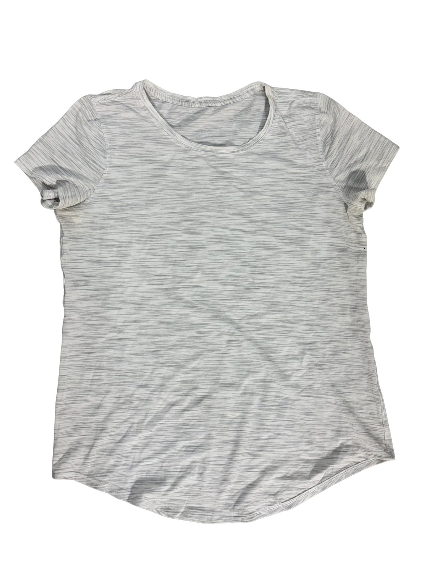 Lululemon Light Grey Heathered Crew Neck Active Tee - M