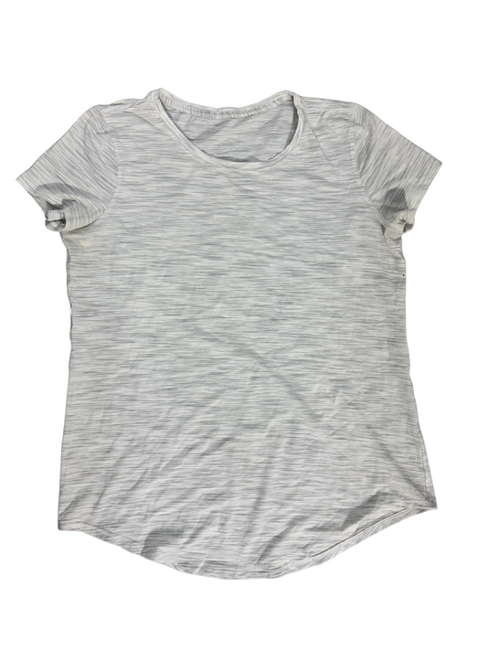 Lululemon Light Grey Heathered Crew Neck Active Tee - M
