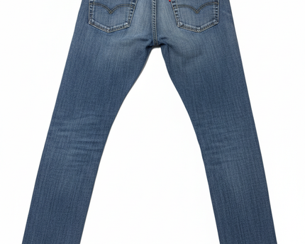 Levi's Blue Slim Fit Whiskered Denim Jeans