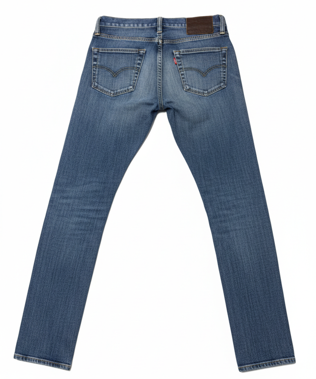 Levi's Blue Slim Fit Whiskered Denim Jeans