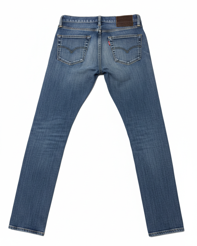 Levi's Blue Slim Fit Whiskered Denim Jeans