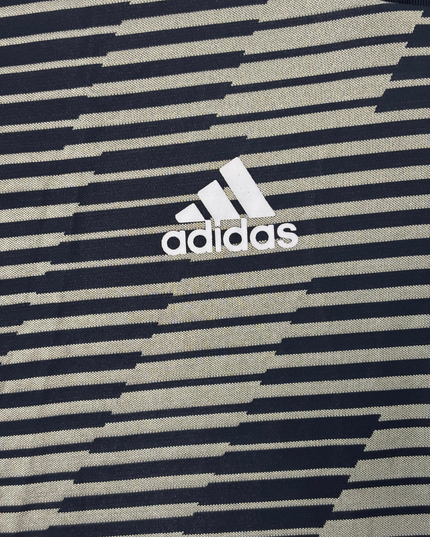 Adidas Black & Gold Geometric Pattern Training Shirt
