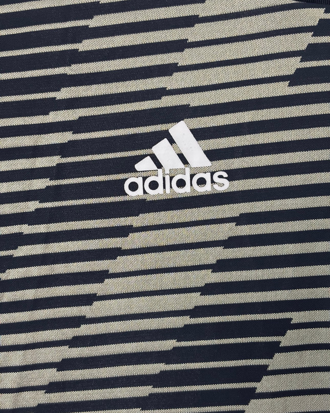 Adidas Black & Gold Geometric Pattern Training Shirt