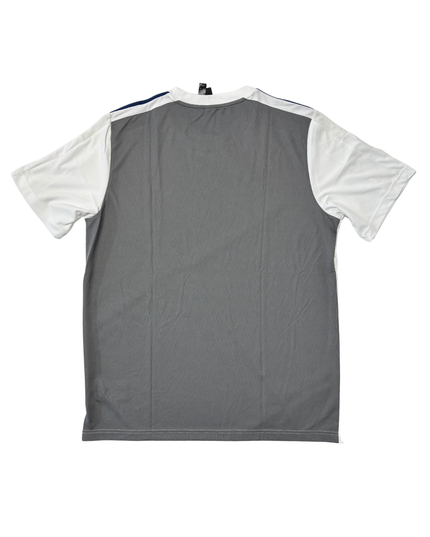 Adidas Aeroready White & Grey Training T-Shirt - L