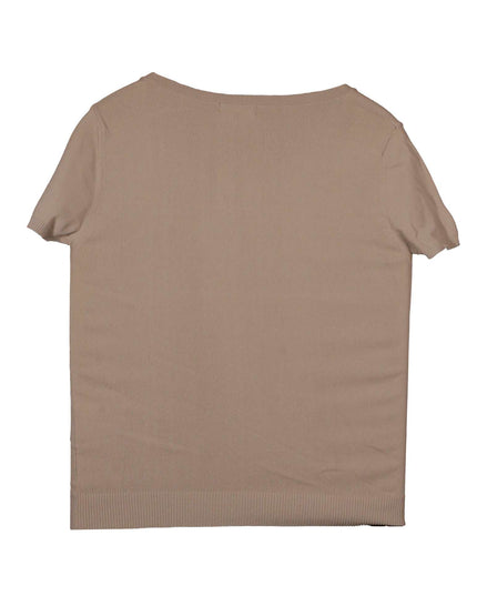 Burberry Monogram Motif Wool Silk Funnel Neck Sweater