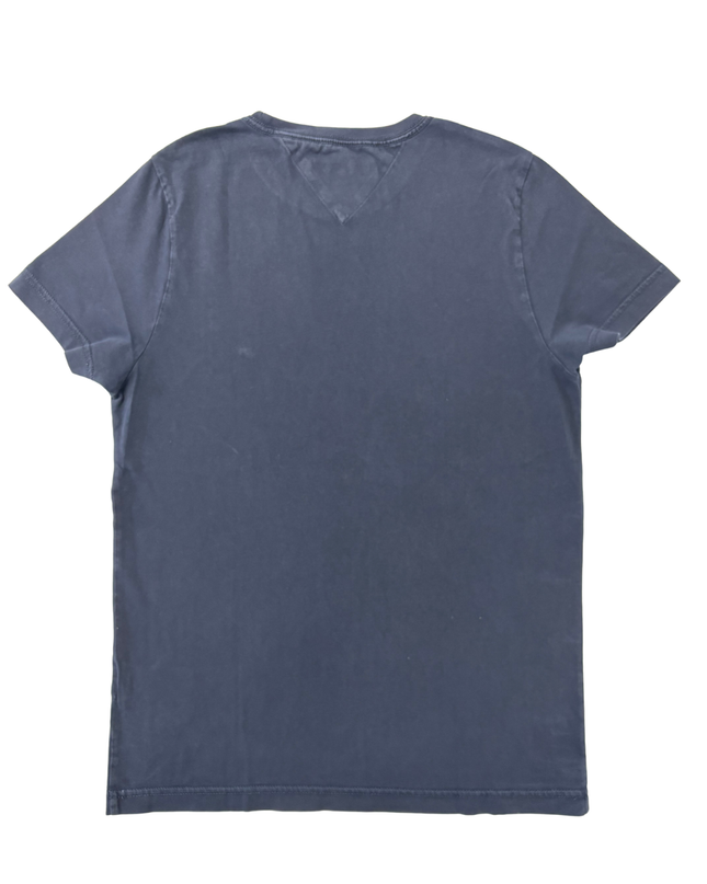 Tommy Hilfiger Minimalist Navy Blue Flag Logo T-Shirt - S