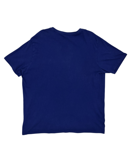 Nike Graphic Swoosh Athletic Cut Blue  T-Shirt - L