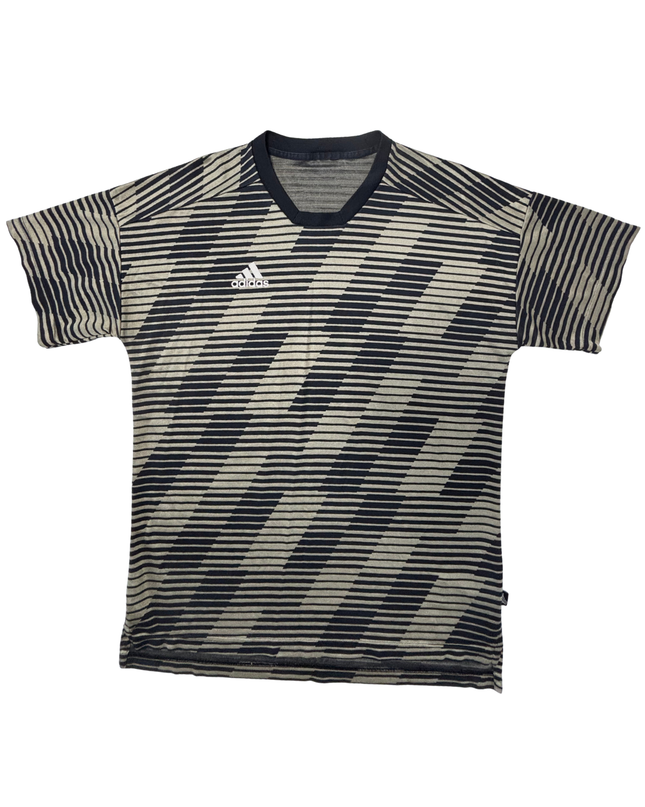 Adidas Black & Gold Geometric Pattern Training Shirt