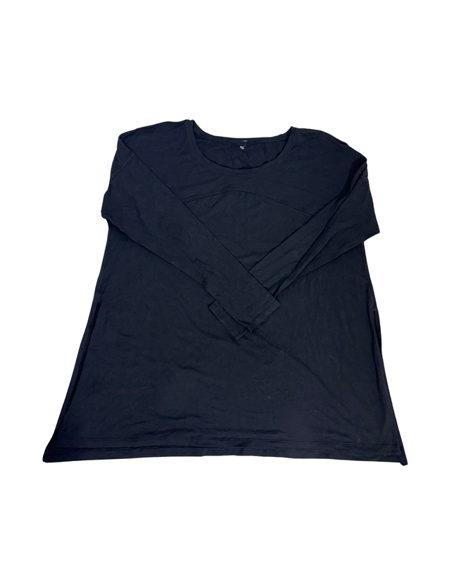 Lululemon Black Lightweight Long Sleeve Relaxed Fit Tee - XXL