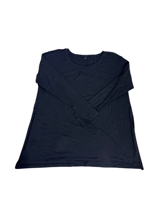 Lululemon Black Lightweight Long Sleeve Relaxed Fit Tee - XXL