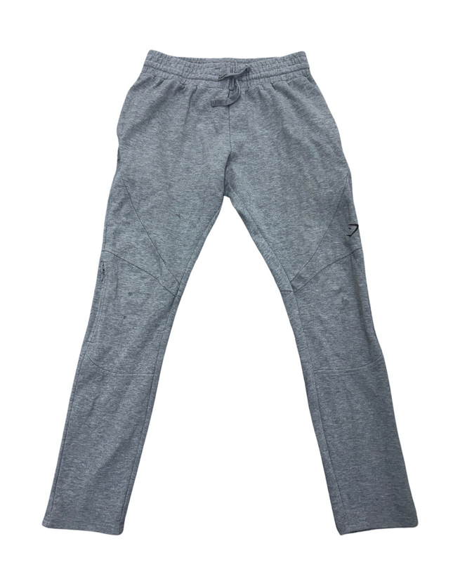 Gymshark Lightweight Training Pants – Heather Grey Stretch Fit - (Women S | Men XS)