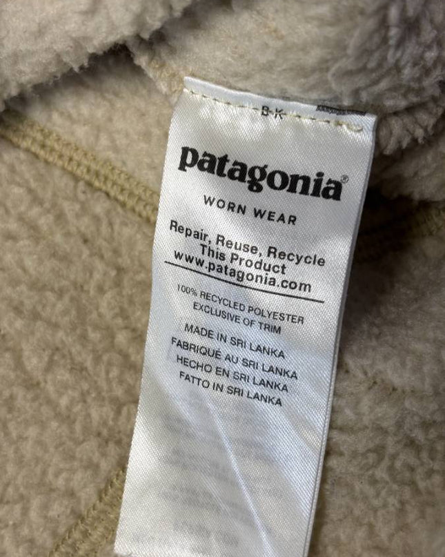 Patagonia Beige Los Gatos Quarter-Zip Fleece Sweatshirt