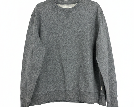 M&S Grey Marl Crew Neck Cotton Sweatshirt