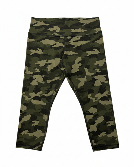 Lululemon High-Rise Camo Cropped Performance Leggings