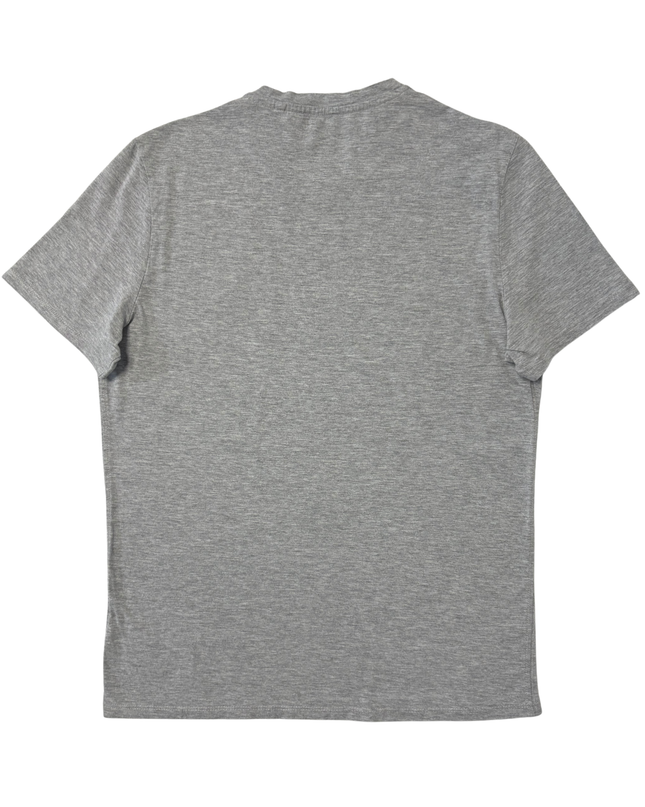 GUESS Smart Guess Heather Grey Organic Cotton Logo T-Shirt
