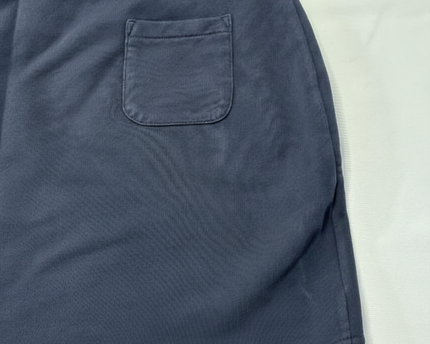Lacoste x Roland Garros Navy Fleece A-Line Mini Skirt