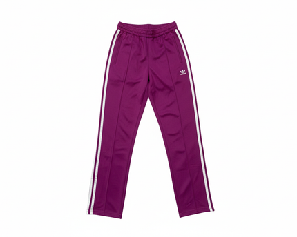 Adidas Purple Trefoil 3-Stripe Track Pants