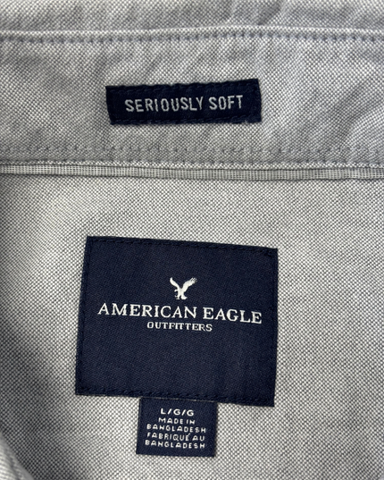 American Eagle “Seriously Soft” Light Grey Casual Shirt