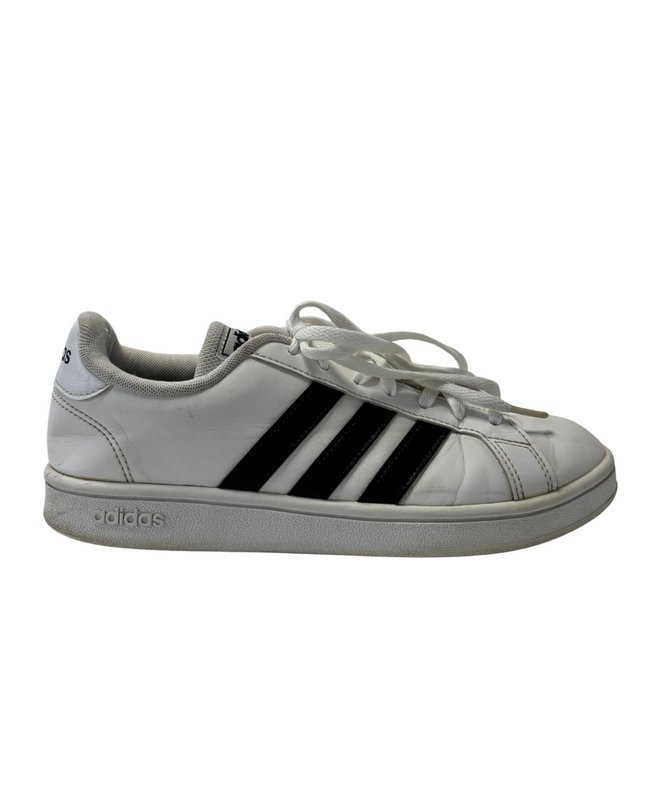 Adidas Advantage Base Sneakers | White with Black Stripes | EU 39⅓