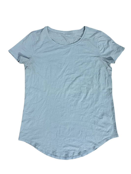 Lululemon Light Blue Curved Hem Active Tee - M
