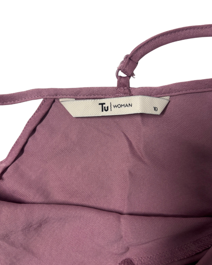 Tu Woman Mauve Lace Trim Cami Top - XS