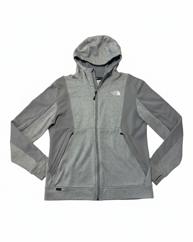 The North Face Grey Zip-Up Performance Hoodie