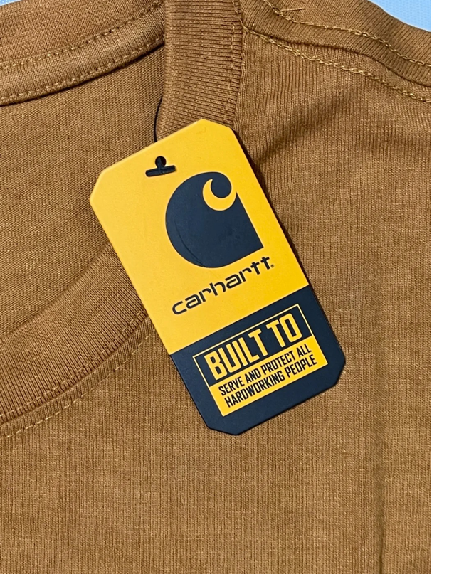 Carhartt Brown Loose Fit Pocket T-Shirt W/Tags