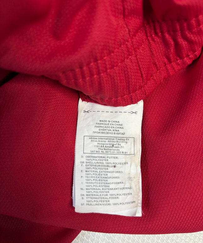 Reebok Black/Red Colorblock Track Jacket