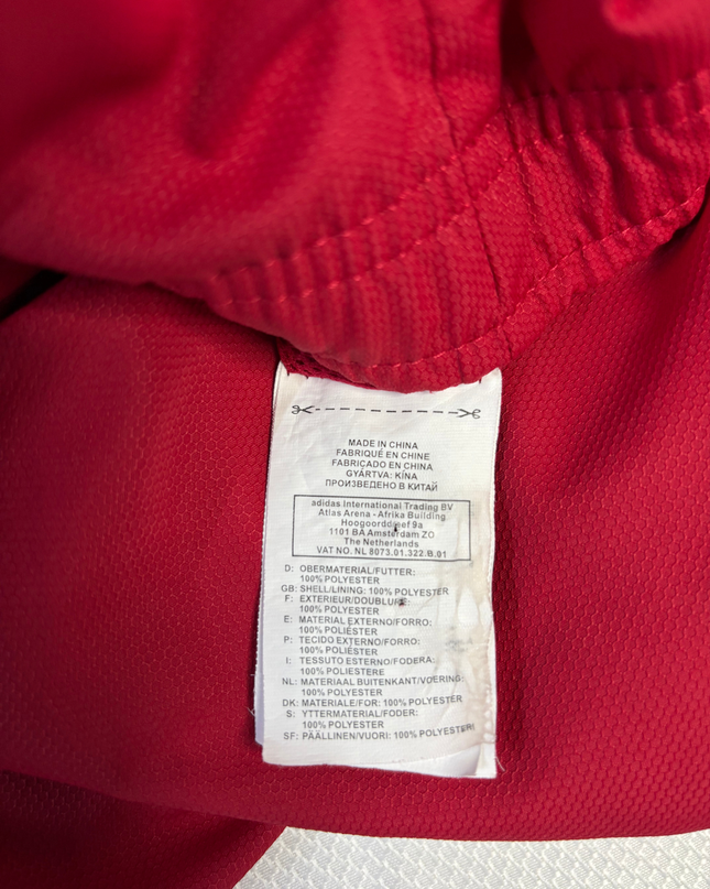 Reebok Black/Red Colorblock Track Jacket