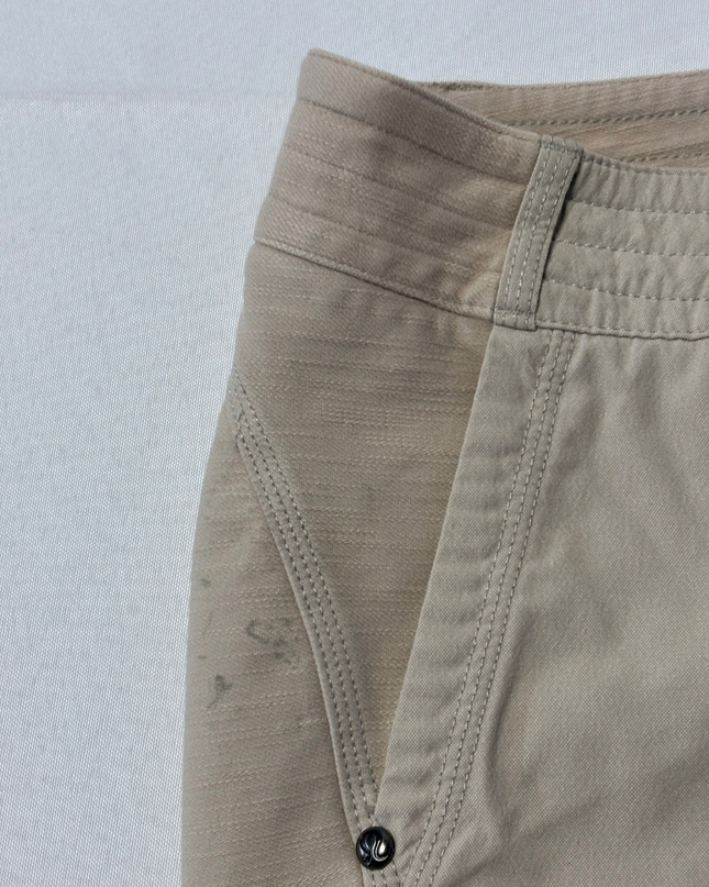 Lululemon Beige Roll-Up Utility Cargo Shorts