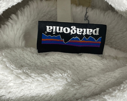 Patagonia White Los Gatos High-Pile Quarter-Zip Fleece Pullover
