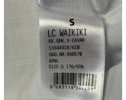 LCW Vision White Slim Fit Short Sleeve Shirt