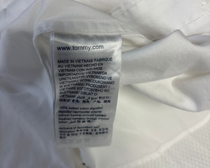 Tommy Hilfiger White Long Sleeve Button-Down Shirt