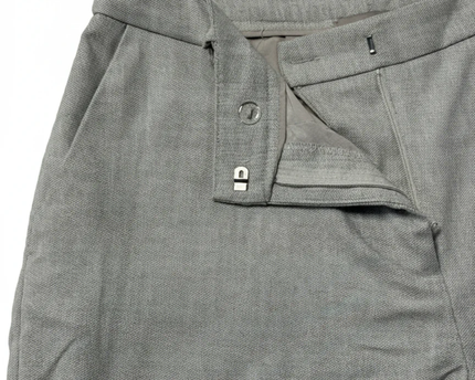 H&M Grey Tailored Ankle Trousers