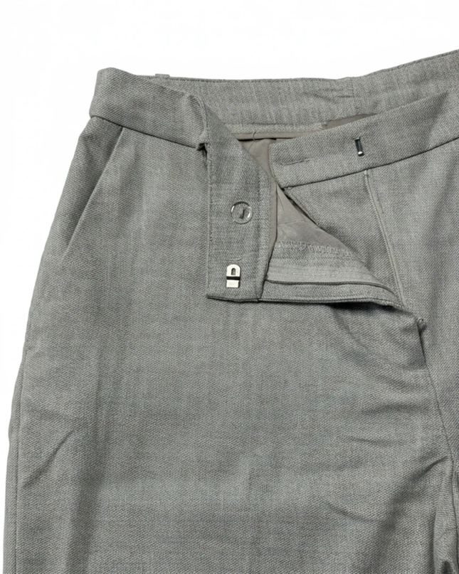 H&M Grey Tailored Ankle Trousers