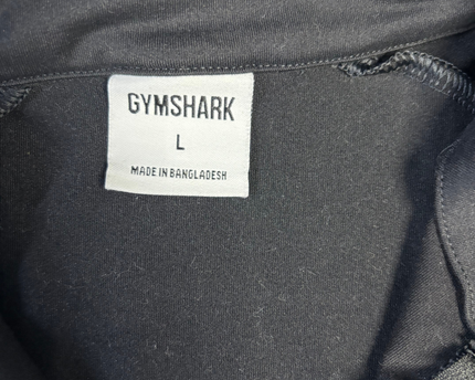 Gymshark Black Full Zip Performance Sports Jacket