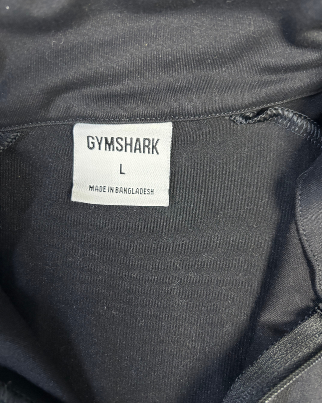 Gymshark Black Full Zip Performance Sports Jacket