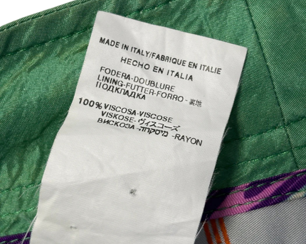 Missoni Green Silk Shantung Bermuda Shorts