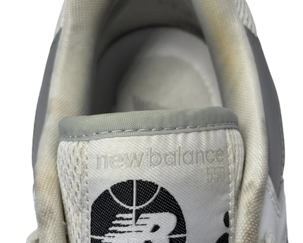 New Balance 550 White/Grey Gum Sole Sneakers