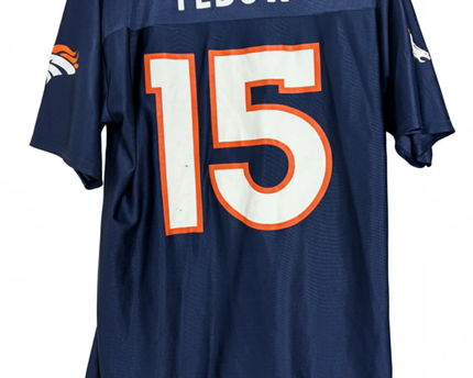 NFL Navy Blue Denver Broncos Tim Tebow #15 Football Jersey
