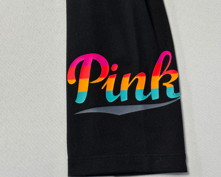 PINK Victoria's Secret Black Ultimate Logo Leggings