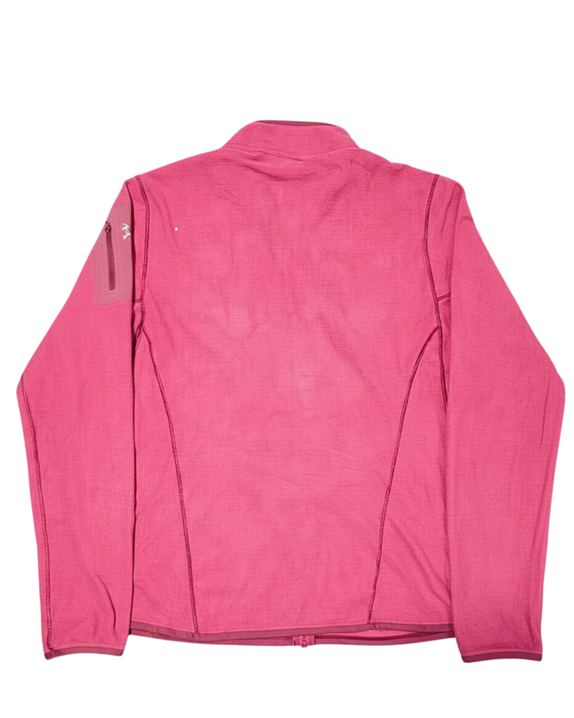 ARCTERYX Pink Delta LT Grid Fleece Full-Zip Jacket