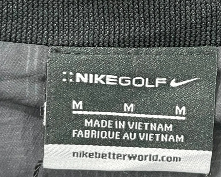 Nike Golf Black V-Neck Windbreaker Pullover Jacket
