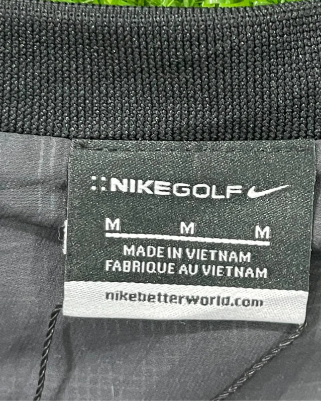Nike Golf Black V-Neck Windbreaker Pullover Jacket