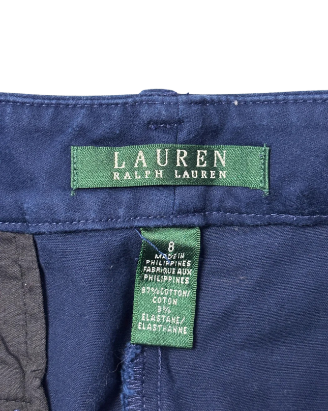 Lauren Ralph Lauren Navy Blue Chino Shorts