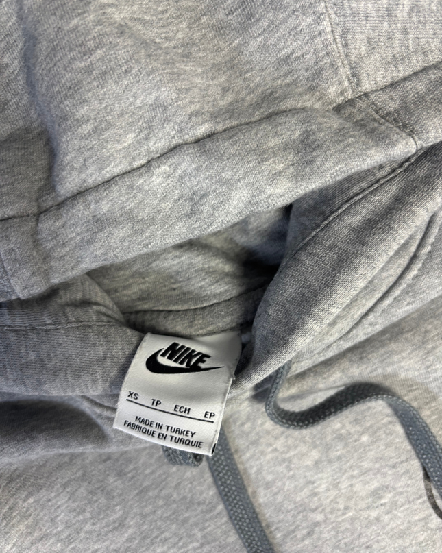 Nike Grey Triple Swoosh Graphic Hoodie