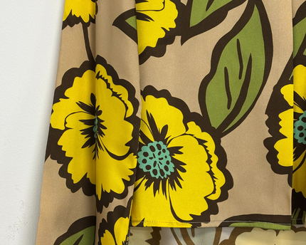 Chepè Floral Yellow and Green Italian Blouse