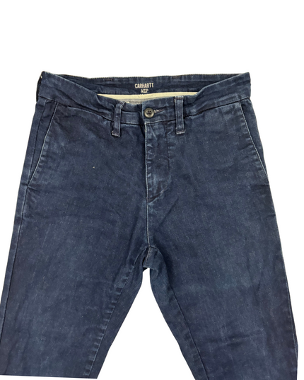 Carhartt WIP “Sid Pant” Slim Tapered Navy Pants - XS | Waist: 28"