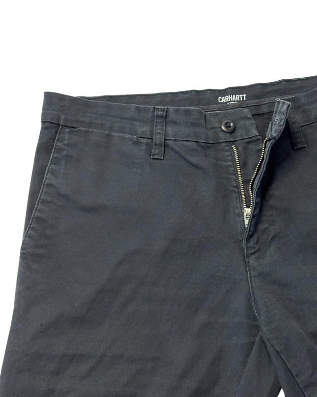 Carhartt WIP Black Sid Pant Slim Fit Chinos
